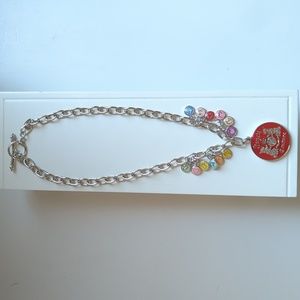 Juicy Couture Silver Charm Necklace
